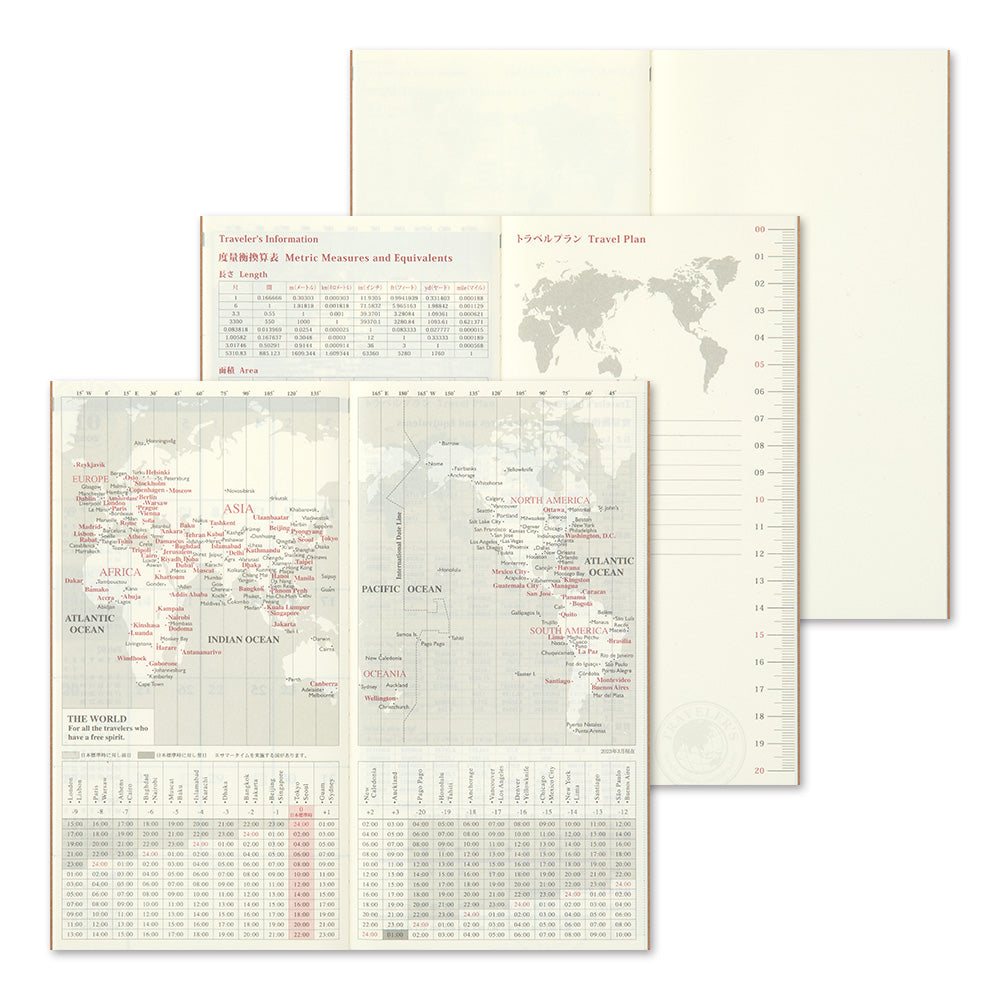 TRAVELER'S notebook Refill 2024 Monthly