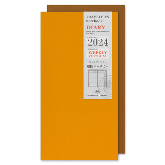 TRAVELER'S notebook Refill 2024 Weekly Vertical