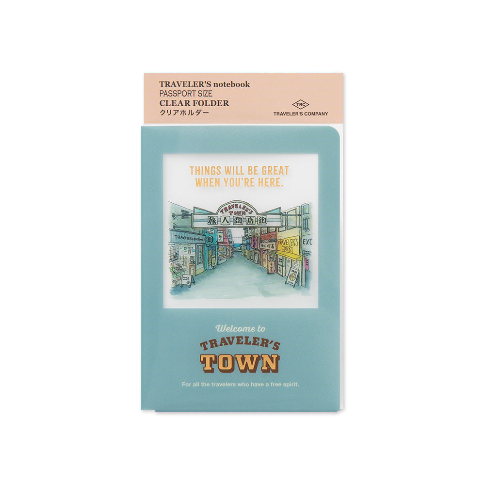 TRAVELER'S notebook Passport Size Clear Folder 2024