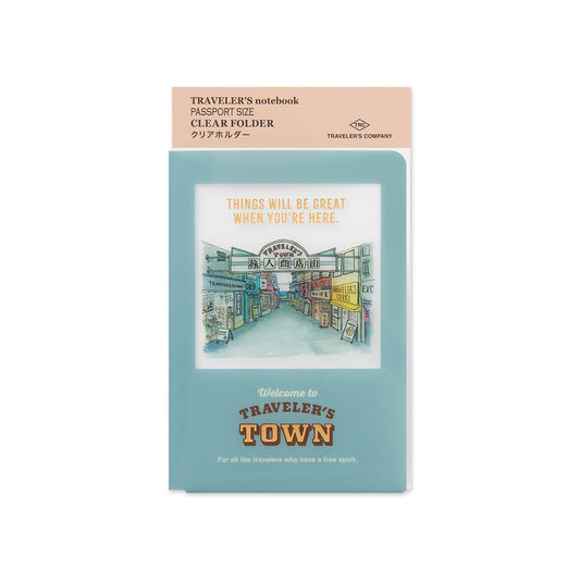 TRAVELER'S notebook Passport Size Clear Folder 2024
