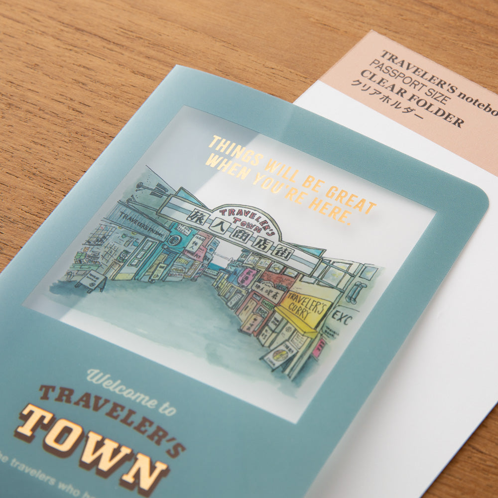 TRAVELER'S notebook Passport Size Clear Folder 2024