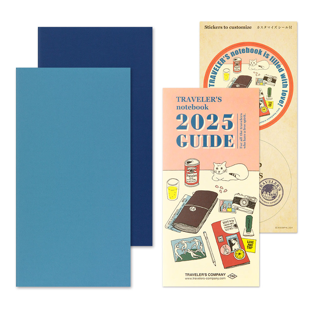 TRAVELER'S notebook Refill 2025 Weekly + Memo Paper planning and more