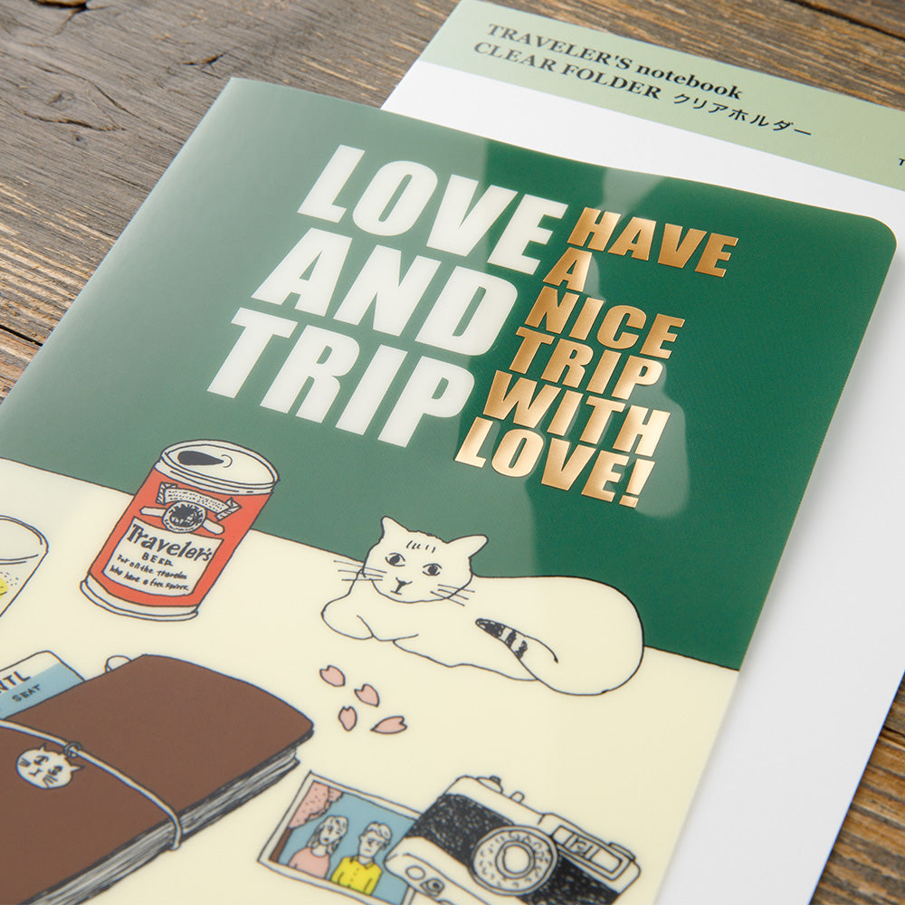 TRAVELER'S notebook Clear Folder 2025