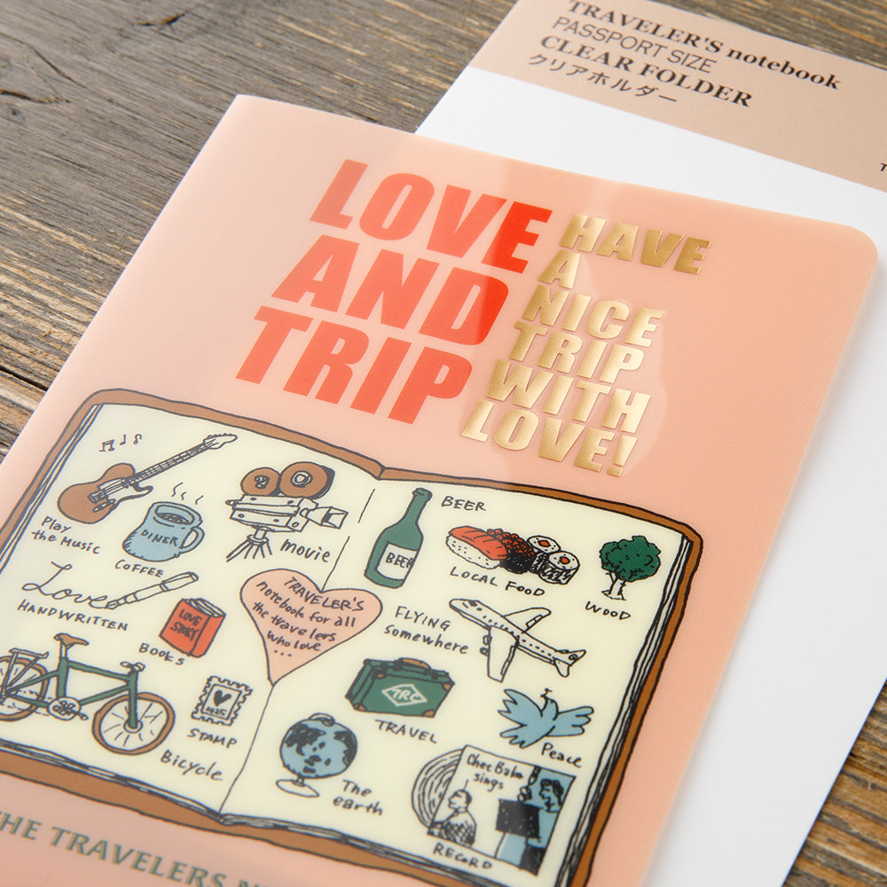 TRAVELER'S notebook Passport Size Clear Folder 2025