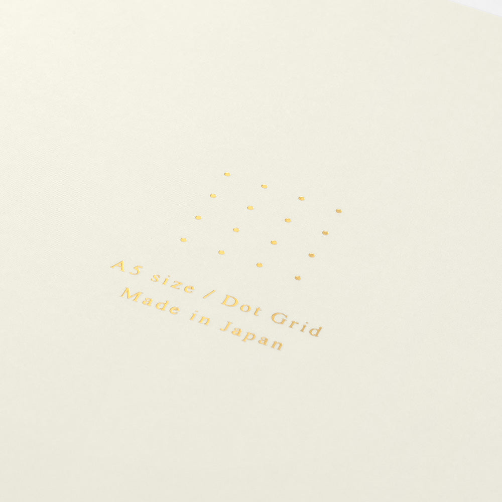 Midori Notebook (A5) Color Dot Grid White