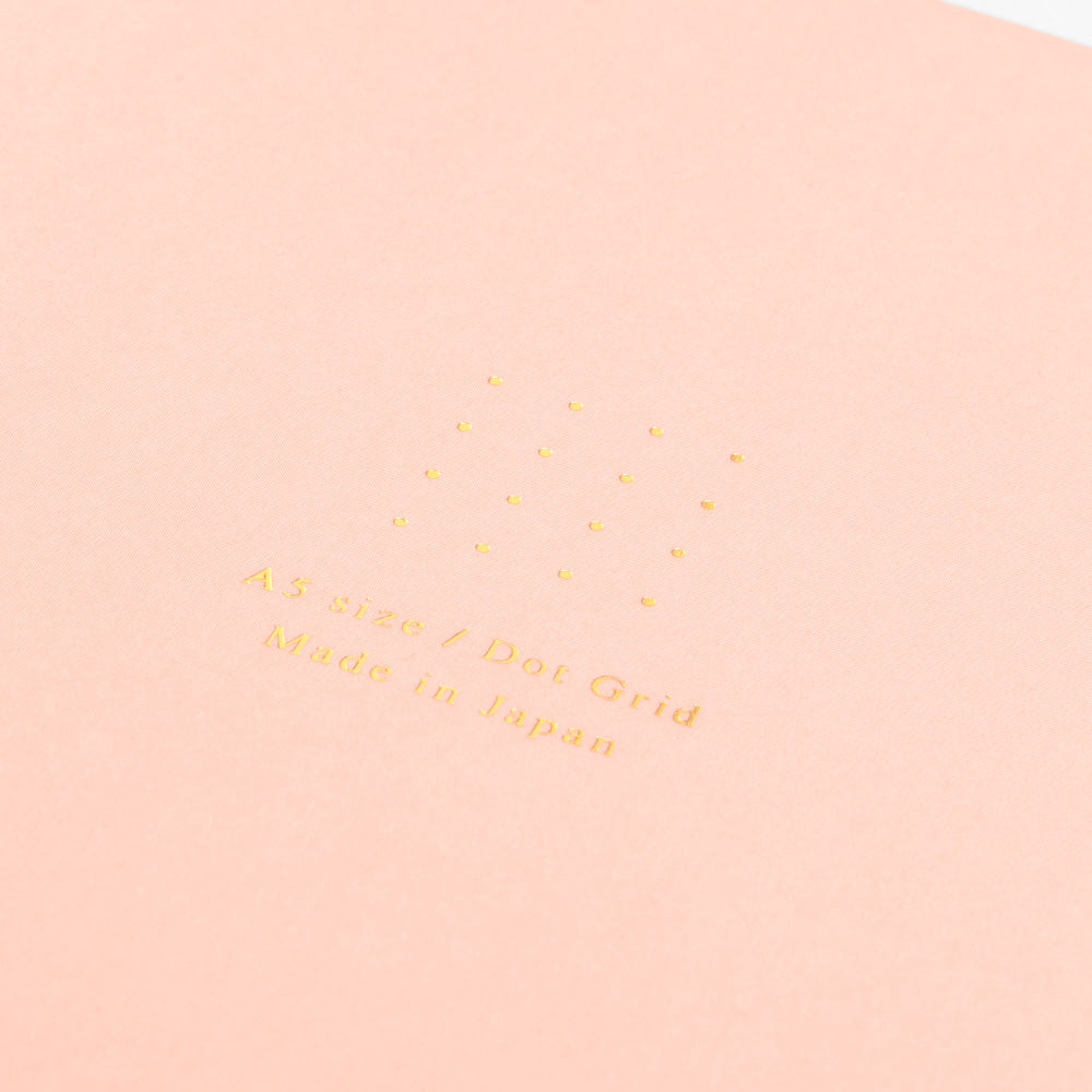 Midori Notebook (A5) Color Dot Grid Pink