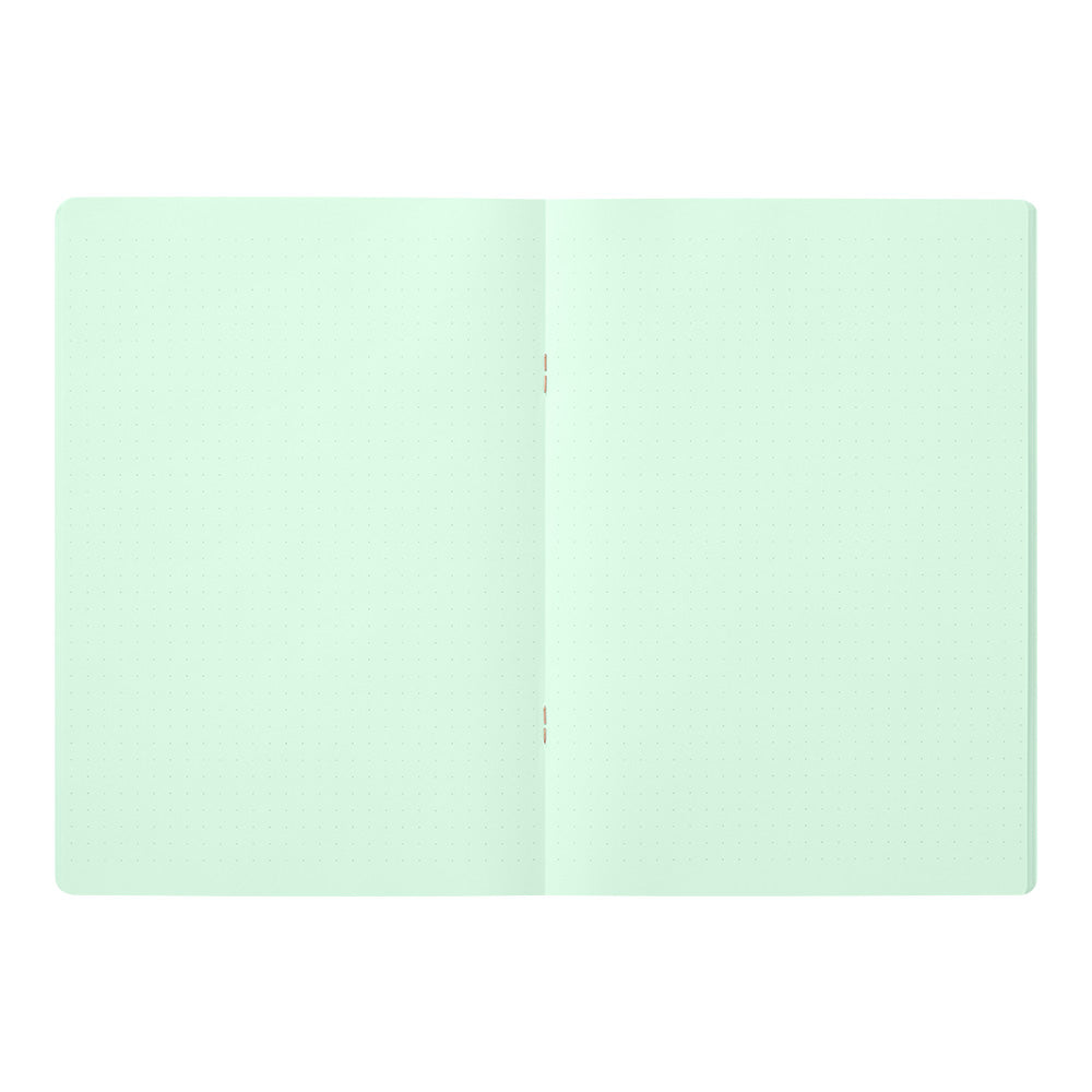 Midori Notebook (A5) Color Dot Grid Green