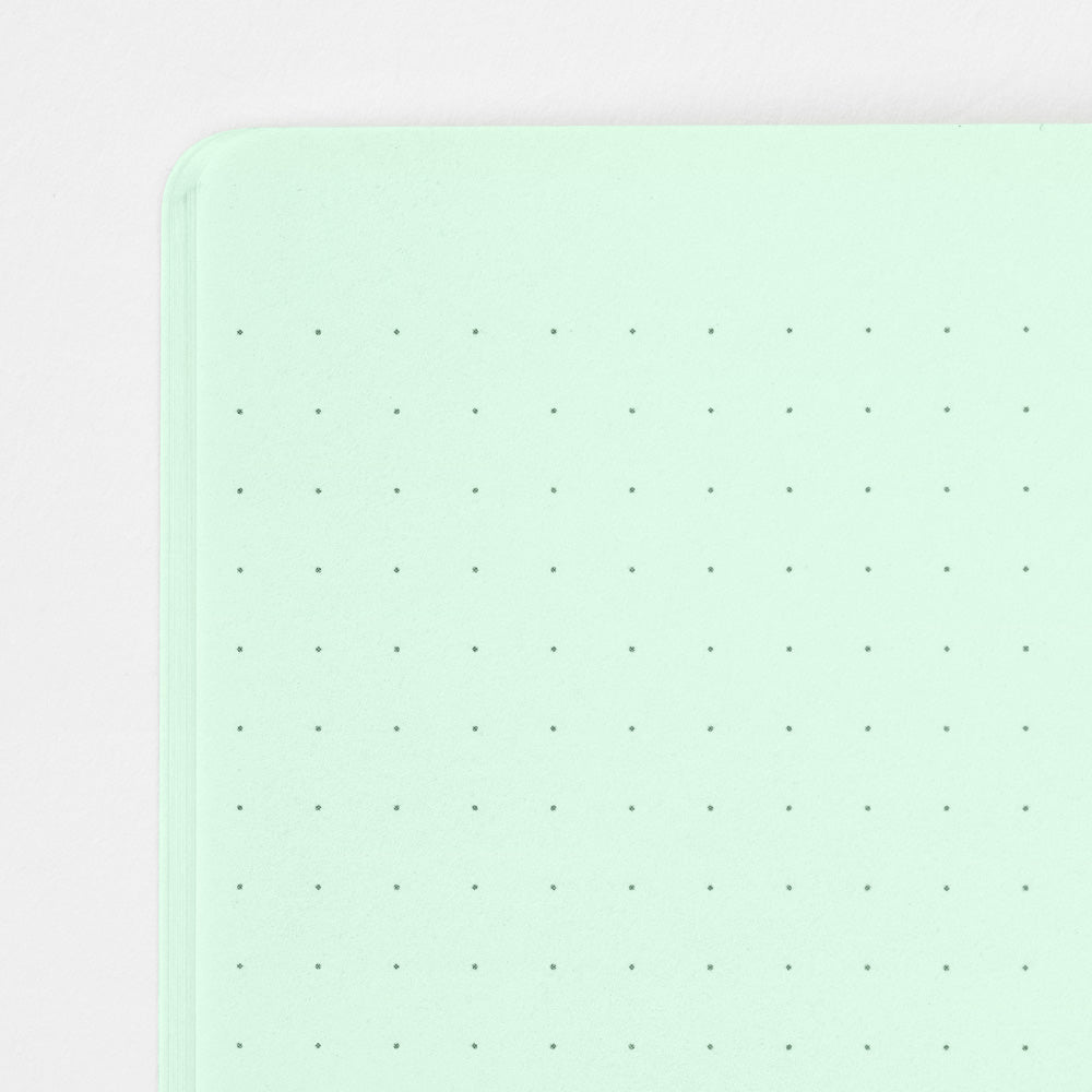 Midori Notebook (A5) Color Dot Grid Green