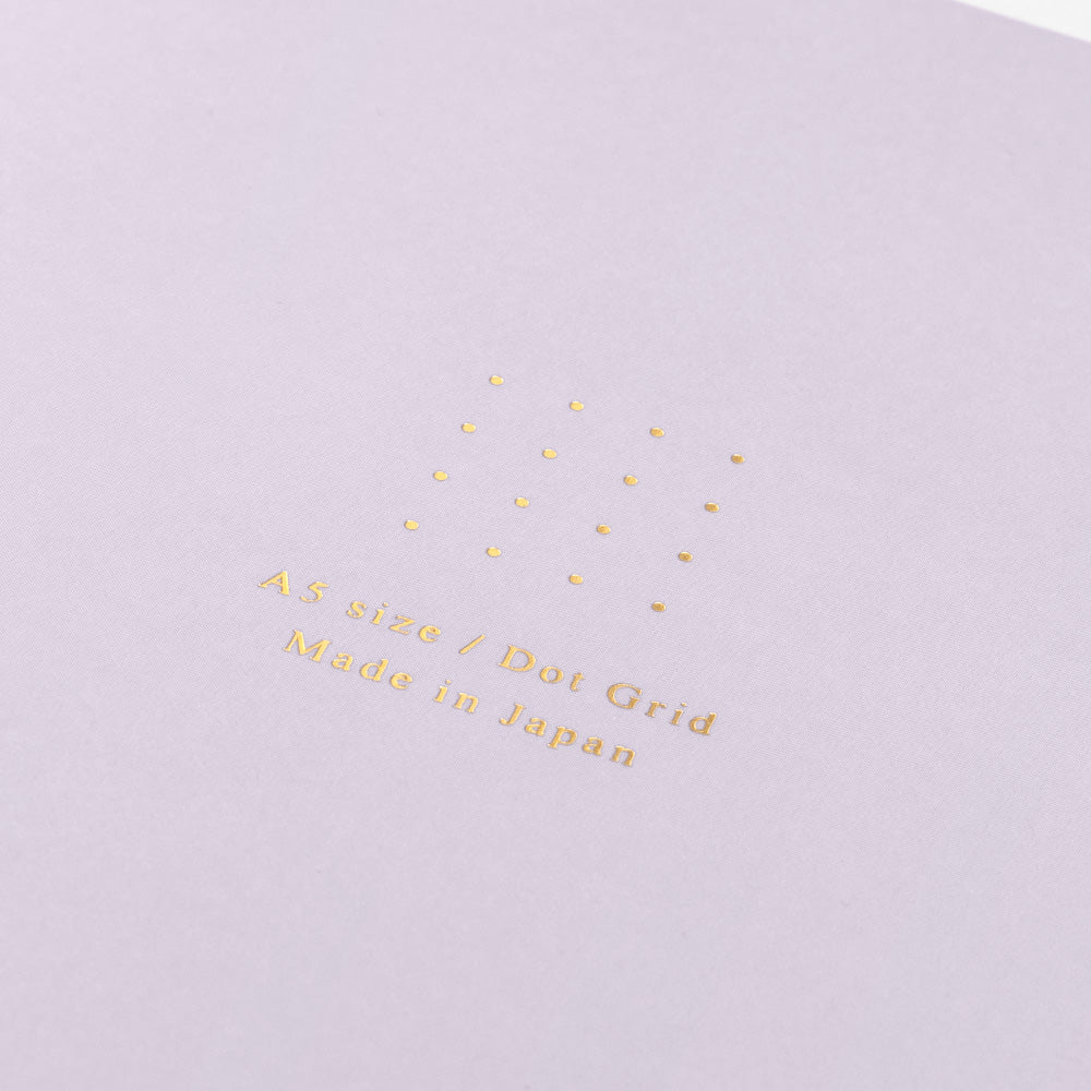 Midori Notebook (A5) Color Dot Grid Purple