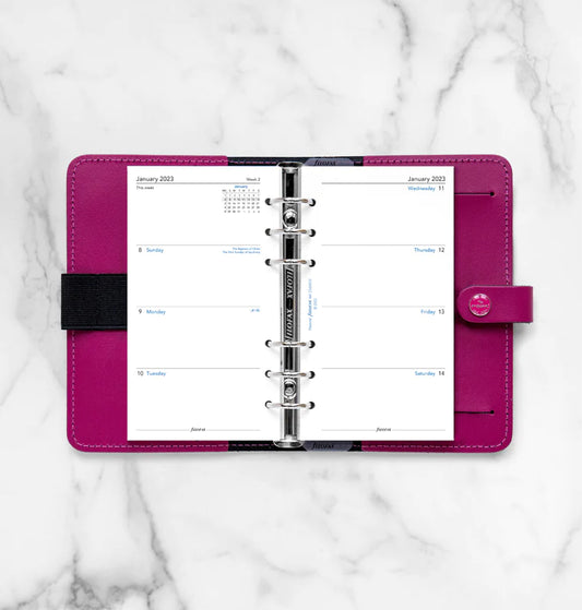Week On Two Pages Sunday Start Diary - Personal 2023 English