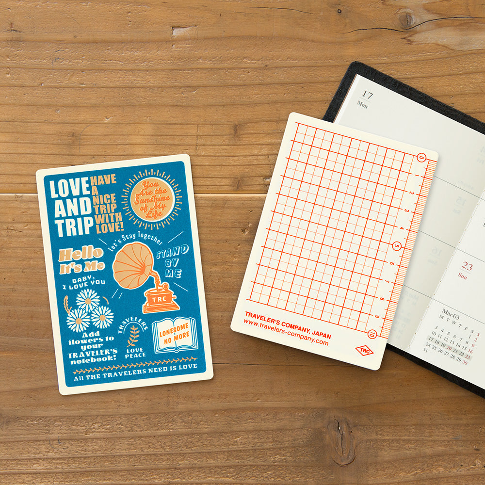 TRAVELER'S notebook Passport Size Plastic Sheet 2025