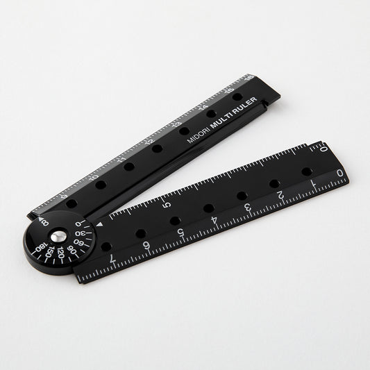 Midori Multi Ruler (16cm) Black A