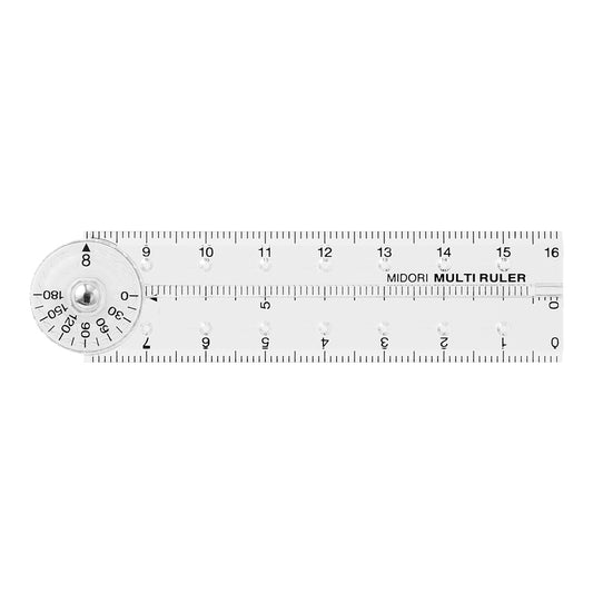 Midori Multi Ruler (16cm) Clear A