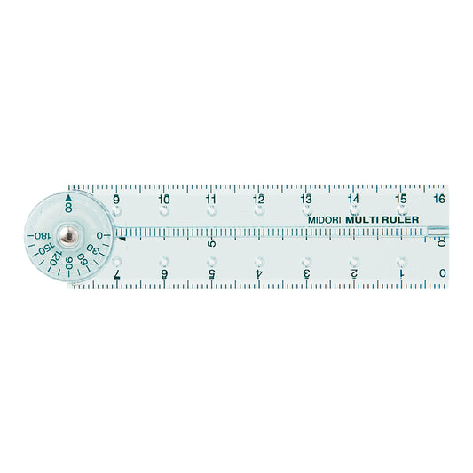 Midori Multi Ruler (16cm) Blue A