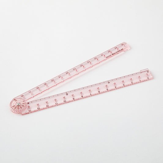 Midori Multi Ruler (30cm) Pink A