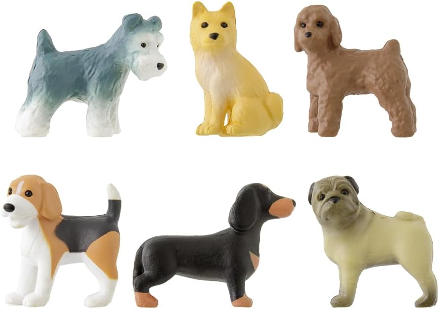 Midori Mini Magnets Dogs 6 Pcs