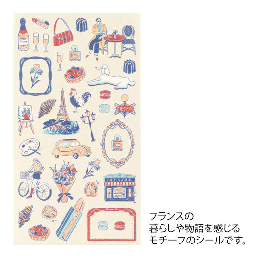 Midori Sticker 2711 French Motifs