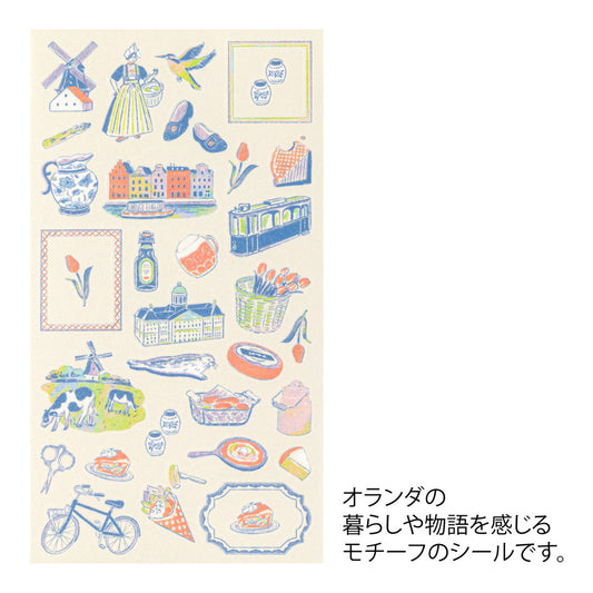 Midori Sticker 2715 Dutch Motifs