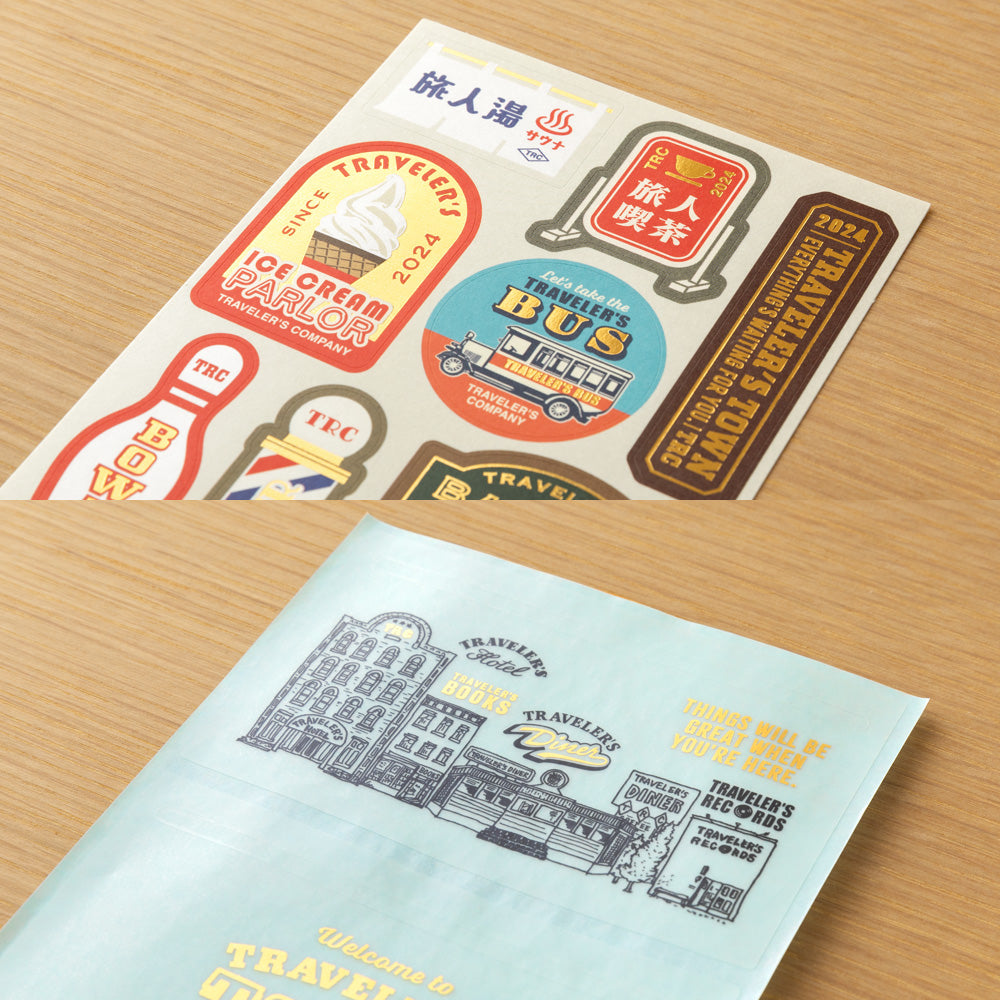 TRAVELER'S notebook Customized Sticker Set for Diary 2024
