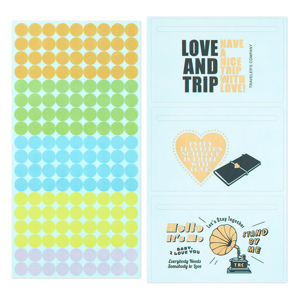 TRAVELER'S notebook Customized Sticker Set for Diary 2025