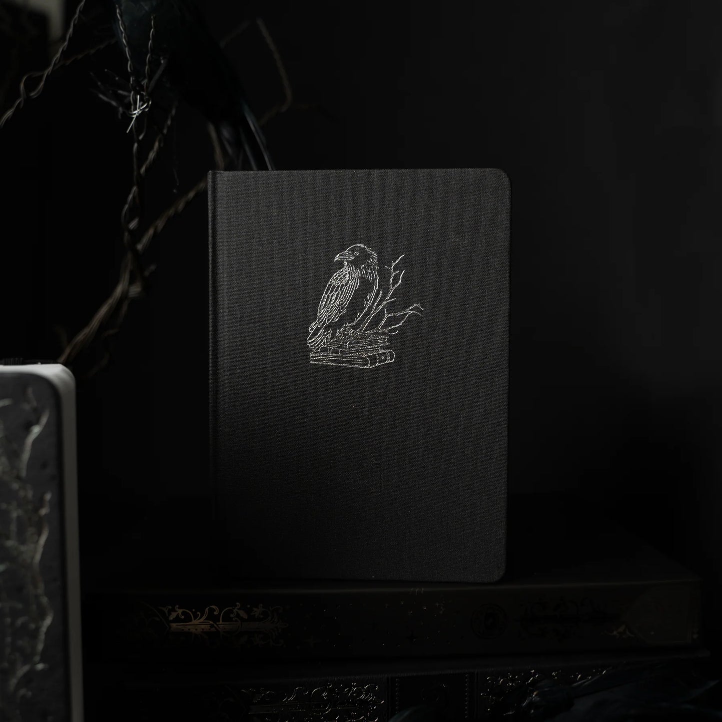 Archer & Olive A5 Dot Grid Notebook- Raven & Books