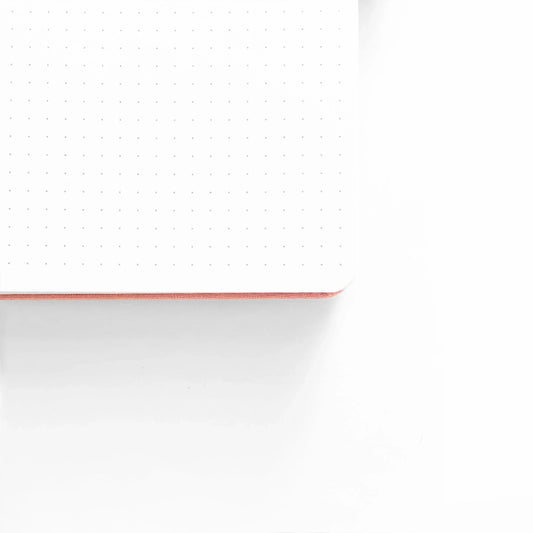 Archer & Olive Square Dot Grid Notebook- Vintage Typewriter