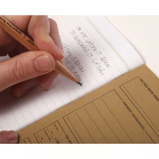 Field Notes: 3-Pack Left-Handed KRAFT NOTEBOOK (RULED)