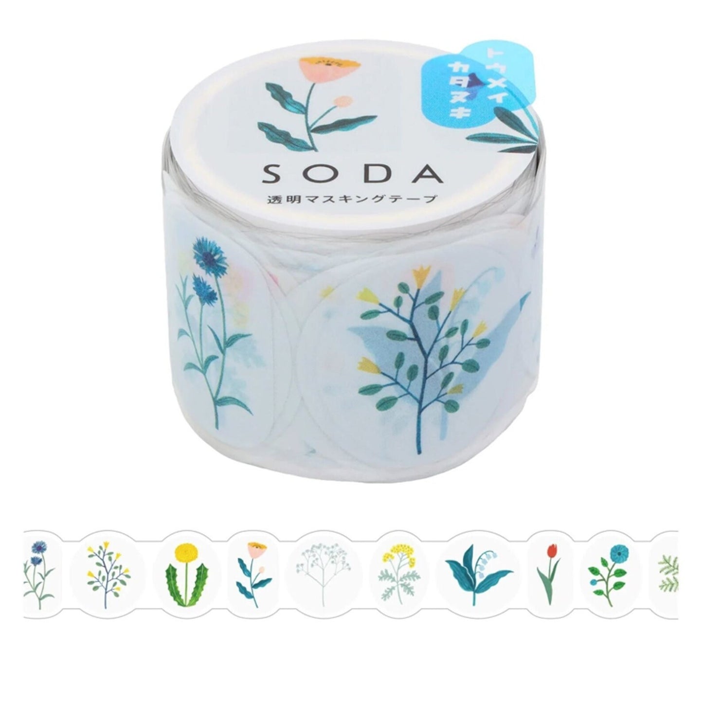 MDS - KINGJIM SODA Transparent Masking Tape Vol.3 30mm Novana