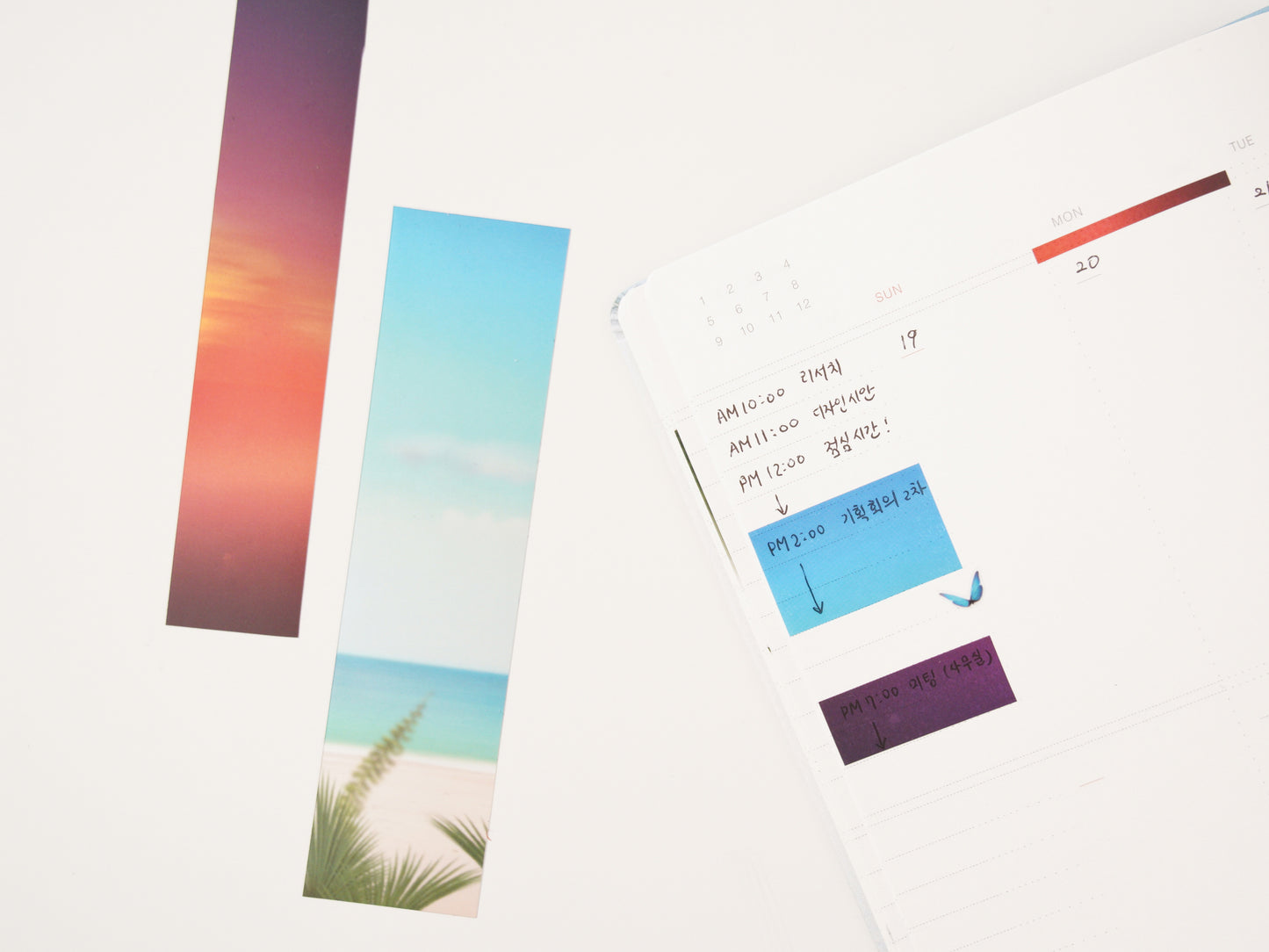 Appree Nature Scene Sticker - Tropical Sunset