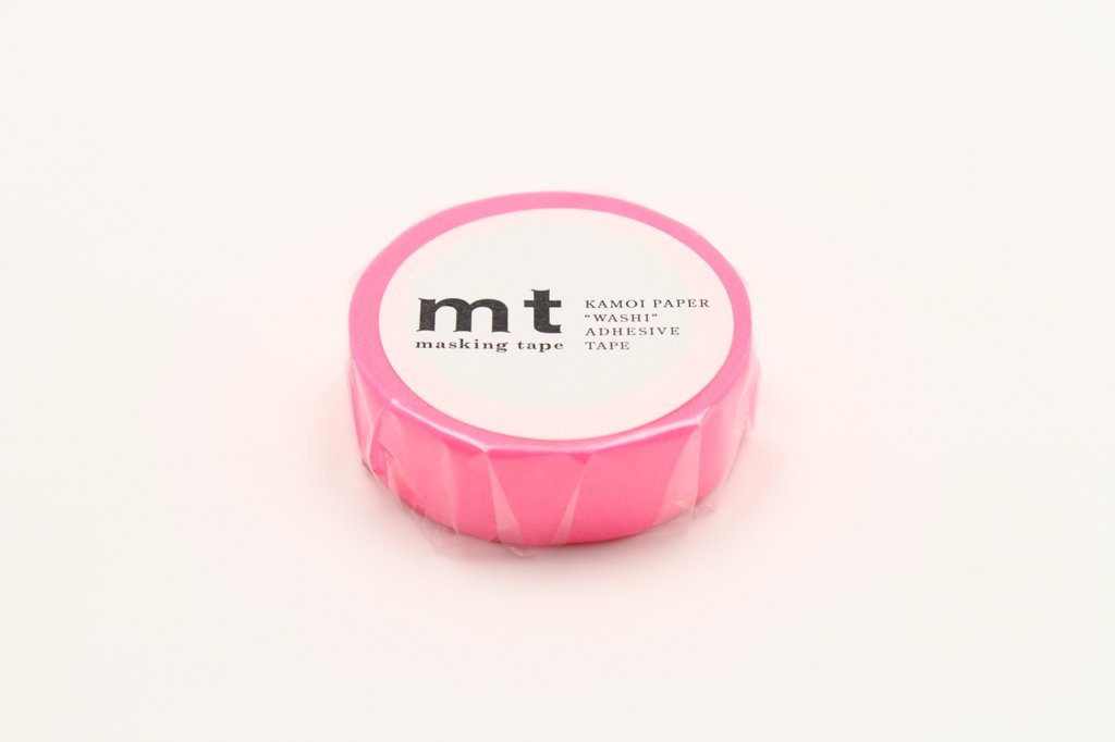 MT Solids Washi Tape - Shocking Pink