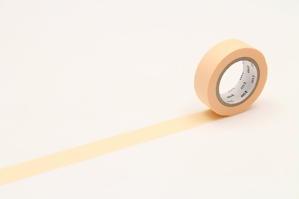 MT Solids Washi Tape - Pastel Orange