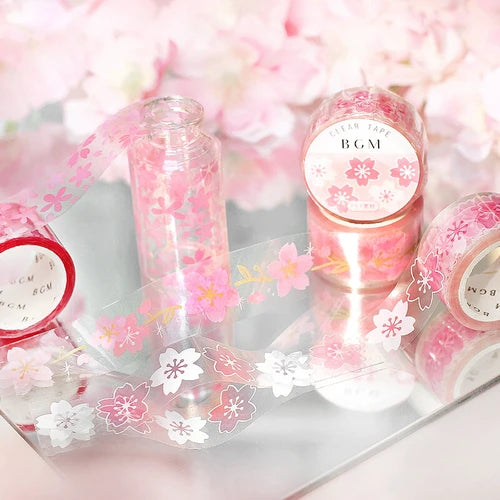 BGM Clear Tape- Cherry blossoms