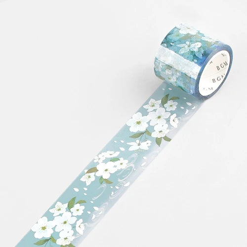 BGM Clear Tape- Cherry blossoms flush