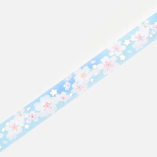 BGM Washi Tape- White Cherry blossoms