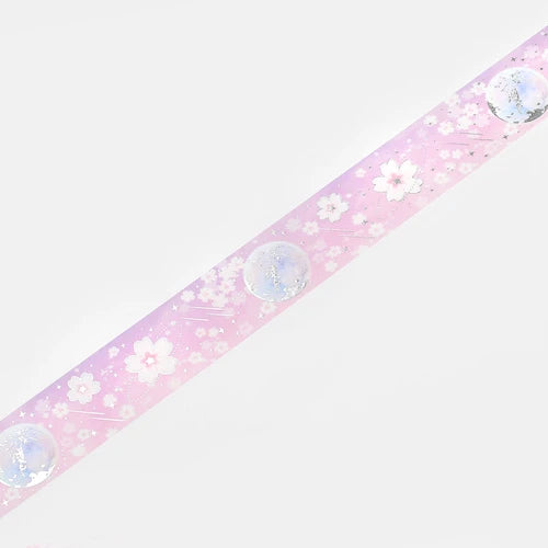 BGM Washi Tape- Cherry blossoms Full Moon