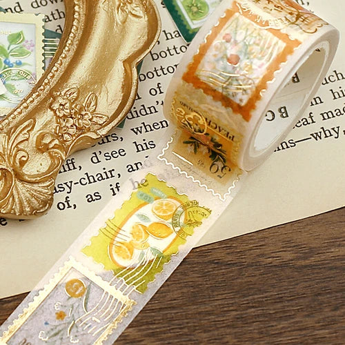 BGM Washi Tape- Post Office * Plant Yellow