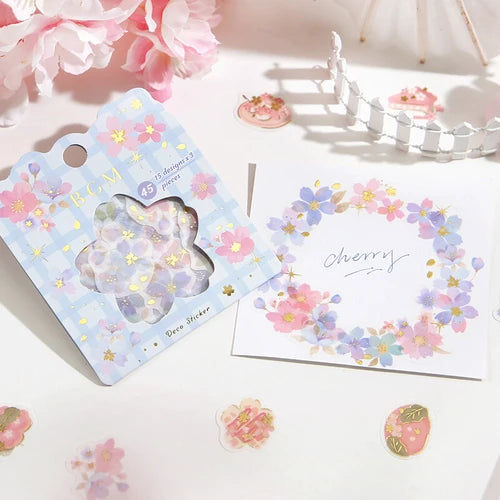 BGM Flake Seal- Cherry Blossoms Sweets