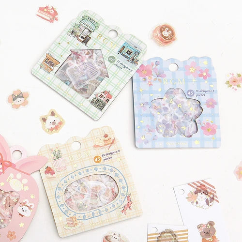 BGM Foil Stamping Stickers- Fresh Dessert