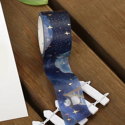 BGM Washi Tape- Little world ・Galaxy Shimmer