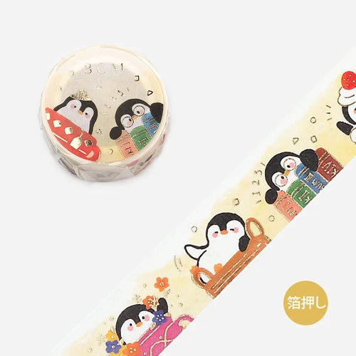 BGM Washi Tape- Penguin World Miscellaneous Goods