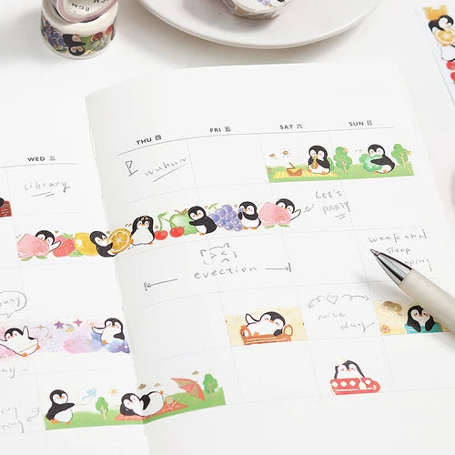 BGM Washi Tape- Penguin World Miscellaneous Goods