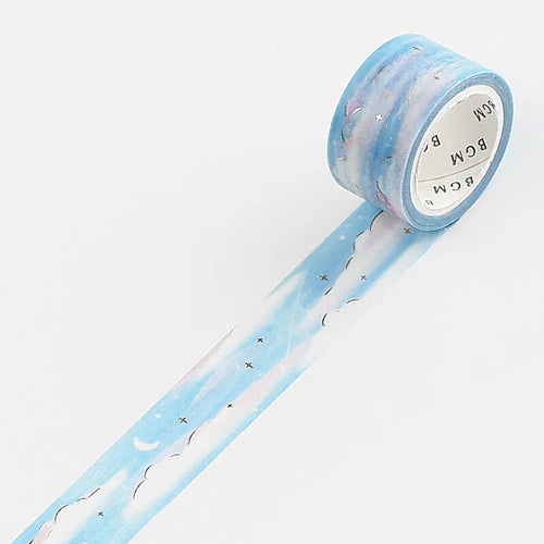 BGM Washi Tape- Oil Pastel ・Clouds