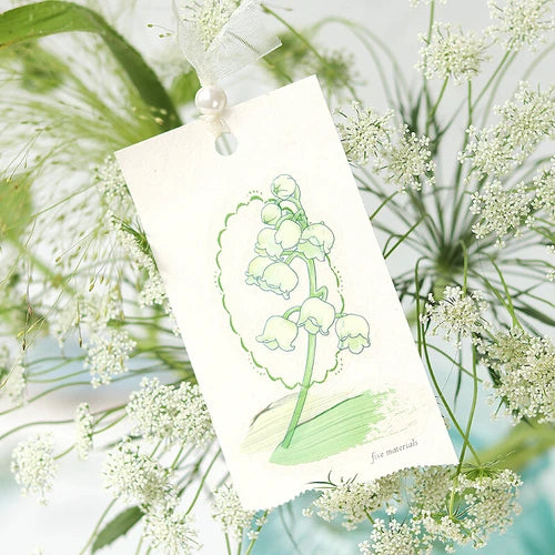 BGM PET Stickers- Green Flowers Bloom