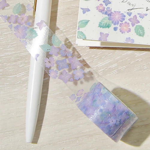 BGM Clear Tape- Hydrangea