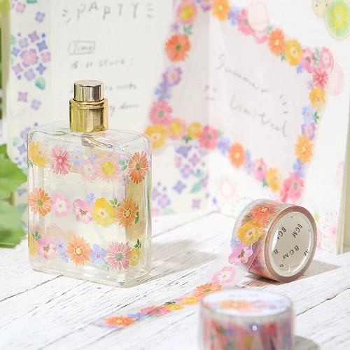 BGM Clear Tape- Summer Garden