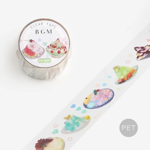 BGM Clear Tape- Shaved Ice
