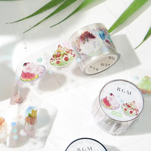 BGM Clear Tape- Shaved Ice