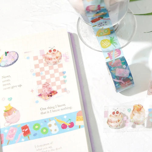 BGM Clear Tape- Shaved Ice