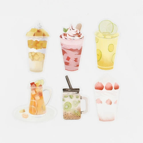 BGM Clear Stickers- Summer Drinks