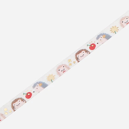 BGM Slim Washi Tape- Hedgehog